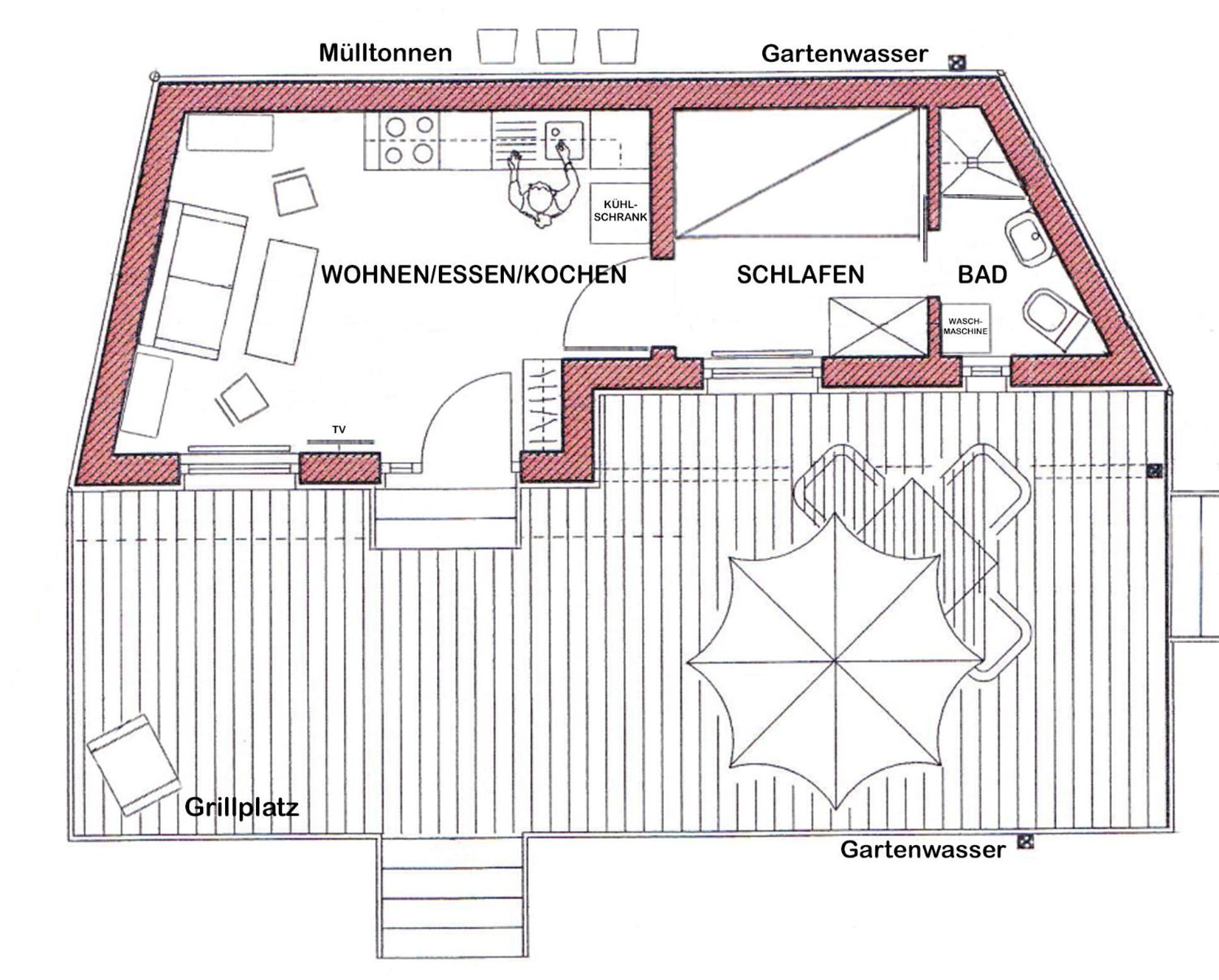 ואלדק Ferienhaus Manoury Am Klosterbrunnen מראה חיצוני תמונה